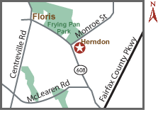 Map Of Herndon, VA